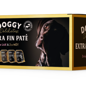 Doggy D-paté Mix Nöt Lax 600g