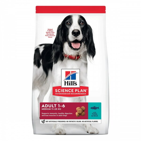 Hill's Science Plan Dog Adult Medium Tuna & Rice (12 kg)