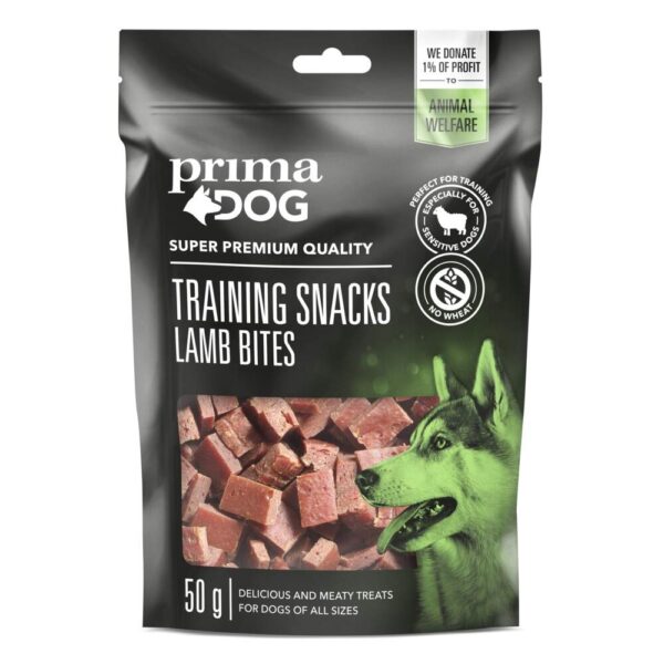 PrimaDog Training Snacks Lamb Bites 50 g