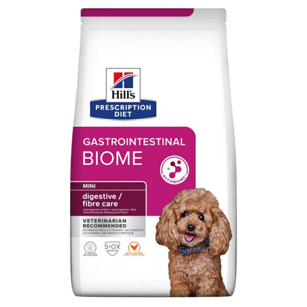 Hill's Prescription Diet Canine Gastrointestinal Biome Mini Digestive/Fibre CareChicken (1 kg)