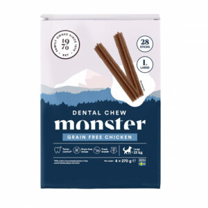 Monster Dog Dental Chew Grain Free Chicken Large (28 st)