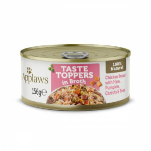 Applaws Taste Toppers Kyckling & Skinka med Pumpa, Morot & Ärtor 156 g