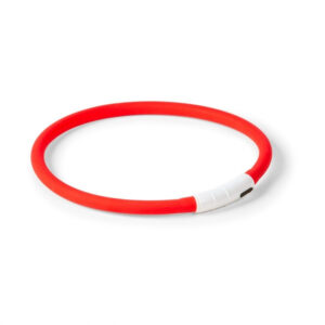 Little&Bigger LED-halsband 55 cm (Röd)