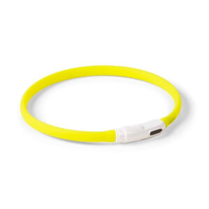 Little&Bigger Mini LED-halsband 45 cm (Limegul)