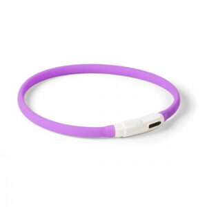 Little&Bigger Mini LED-halsband 45 cm (Violett)