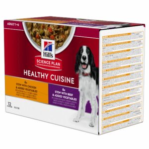 Hill's SP Canine Adult Healthy Cuisine Chicken, Beef & Vegetables Portion 12x90g
