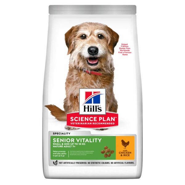 Hill's SP Canine Senior Vitality 7+ Small & Mini Chicken 1,5kg