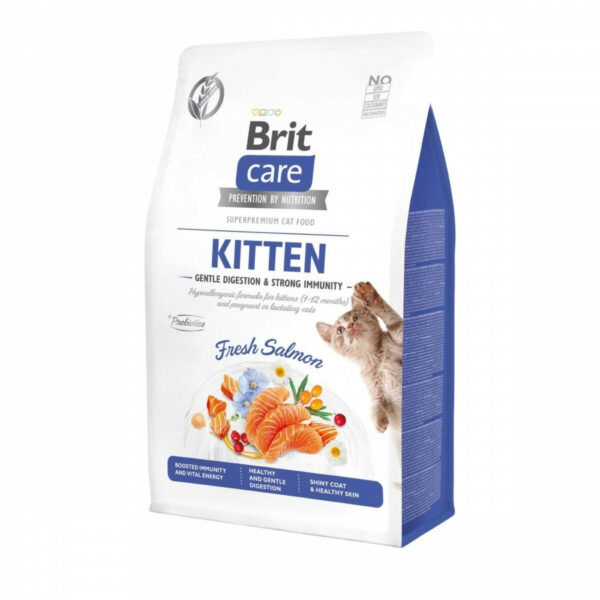 Brit Care Grain Free Kitten Gentle Digestion & Strong Immunity Fresh Salmon (400 g)