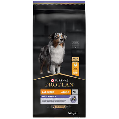 Purina Pro Plan Dog All Sizes Adult Performance Kyckling 14kg