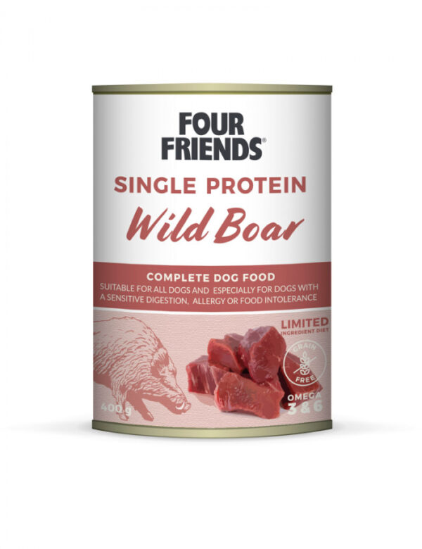 Four Friends Dog Wild Boar 400g