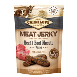 Carnilove Dog Jerky Beef & Beef Muscle Fillet 100g