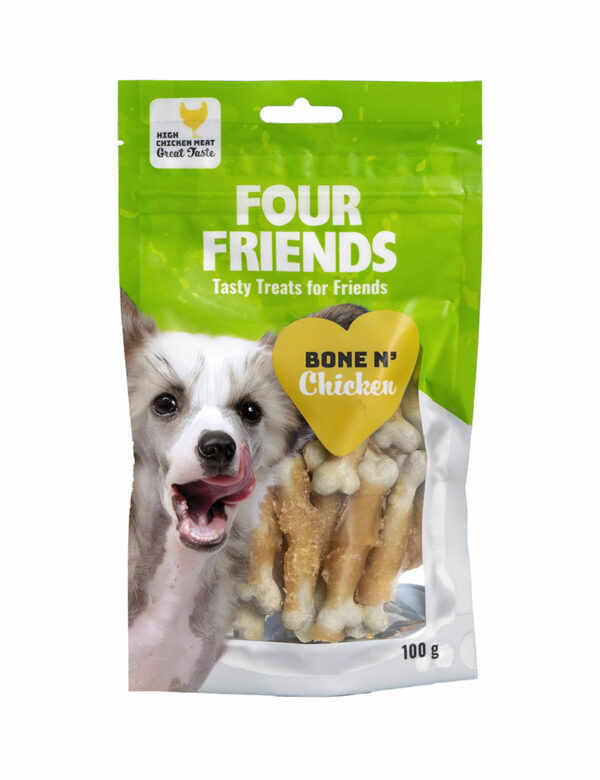 Four Friends Dog Bone N' Chicken