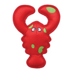 KONG Leksak Belly Flops Lobster Röd M 28cm